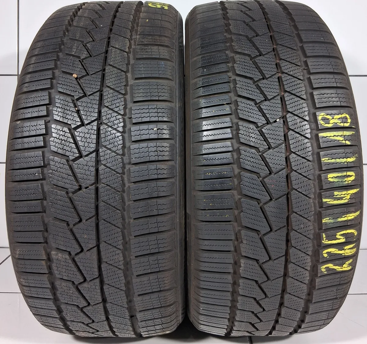 CONTINENTAL WINTERCONTACT TS 860 S SSR 225/40R18 92V XL [2024] 7,5MM OPONY UŻYWANE, zdjęcie 1