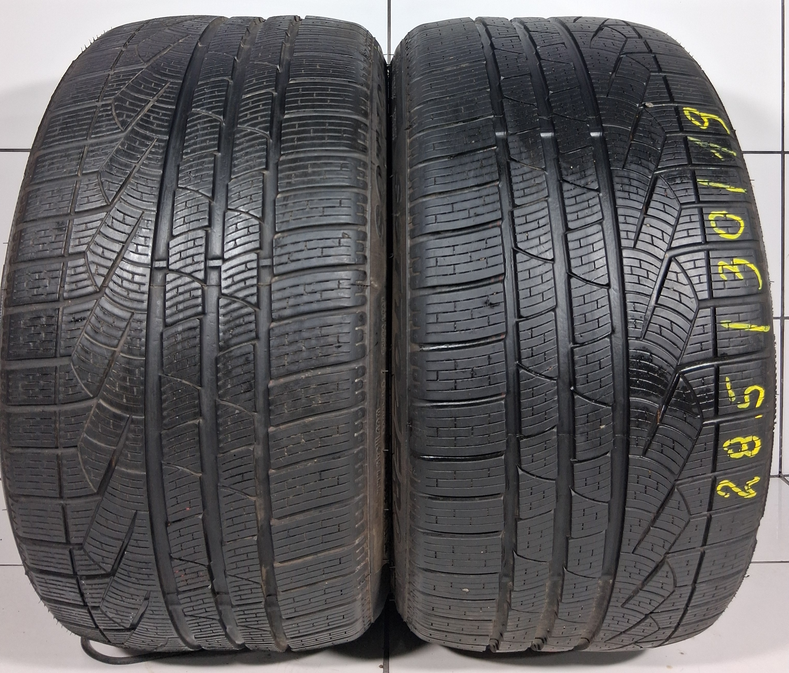 PIRELLI WINTER 240 SOTTOZERO SERIE II 285/30R19 98V XL [2020] 6,5MM OPONY UŻYWANE, zdjęcie 1