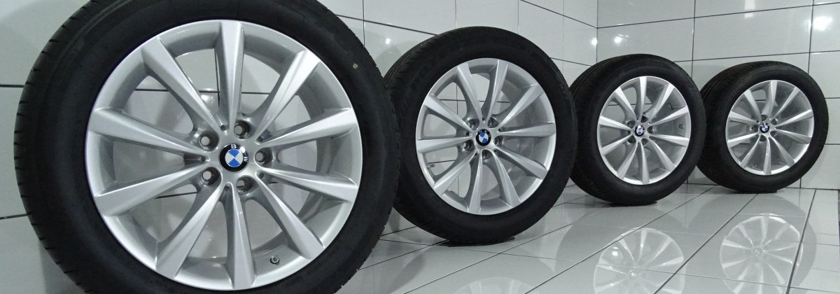 KOŁA UŻYWANE BMW 6 G32 GT 7 G11 G12 8 G14 G15 G16 5X112 ET30 245/45R18 100V [2023] SREBRNY, zdjęcie 1