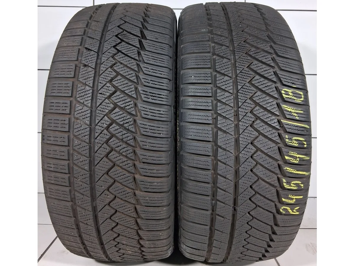 CONTINENTAL WINTERCONTACT TS 850 P SSR 245/45R18 100V XL [2022] 6MM OPONY UŻYWANE, zdjęcie 1