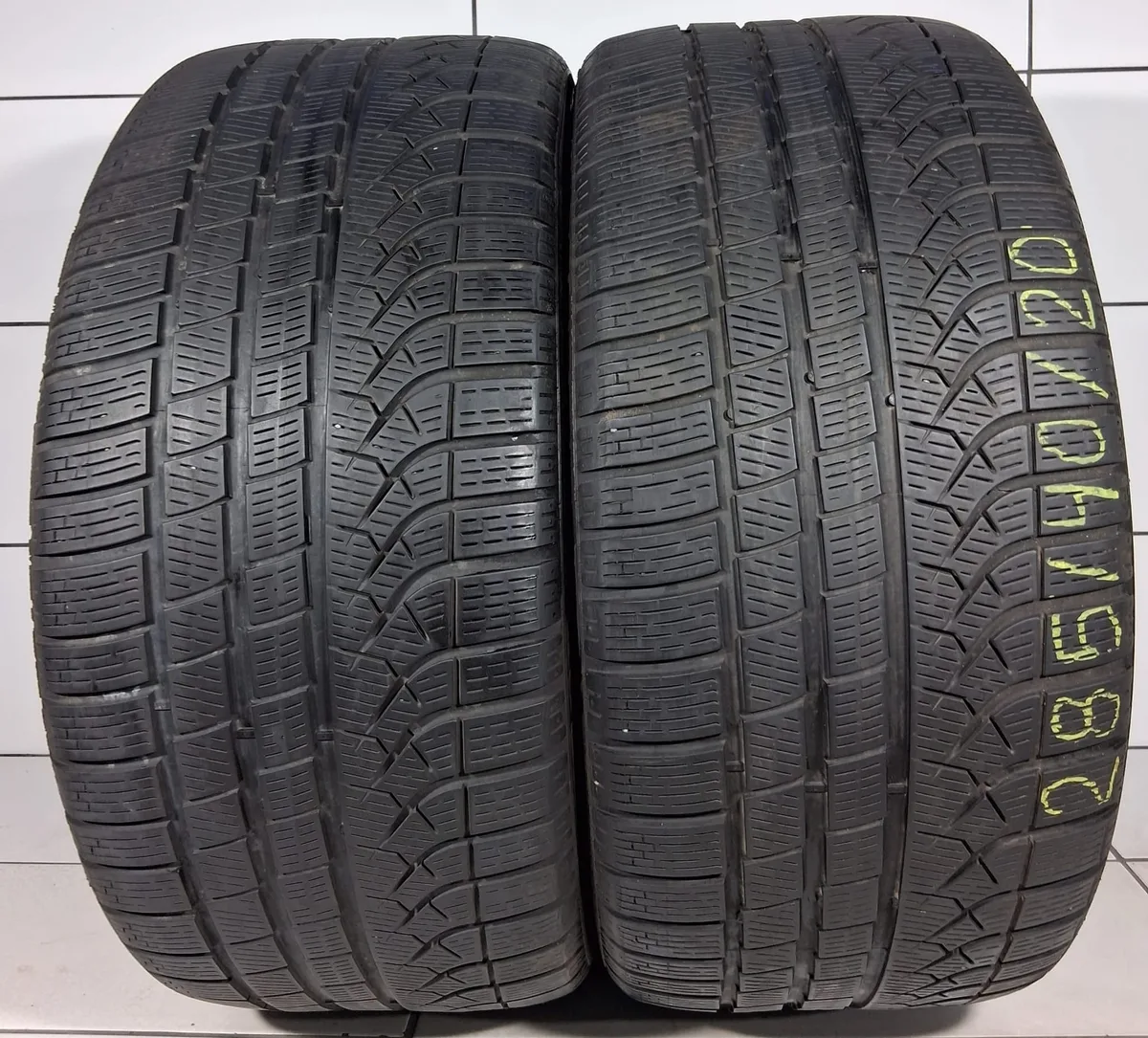 PIRELLI P ZERO WINTER 285/40R20 108V XL [2024] 4,5MM OPONY UŻYWANE, zdjęcie 1