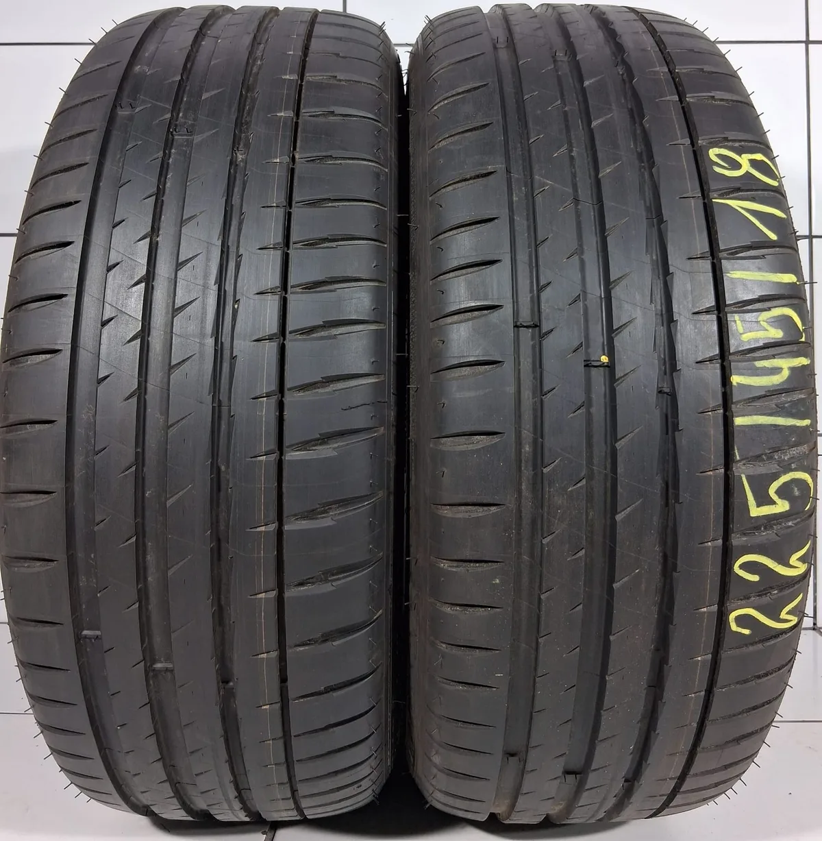 MICHELIN PILOT SPORT 4 225/45R18 95Y XL [2019] 7MM OPONY UŻYWANE, zdjęcie 1