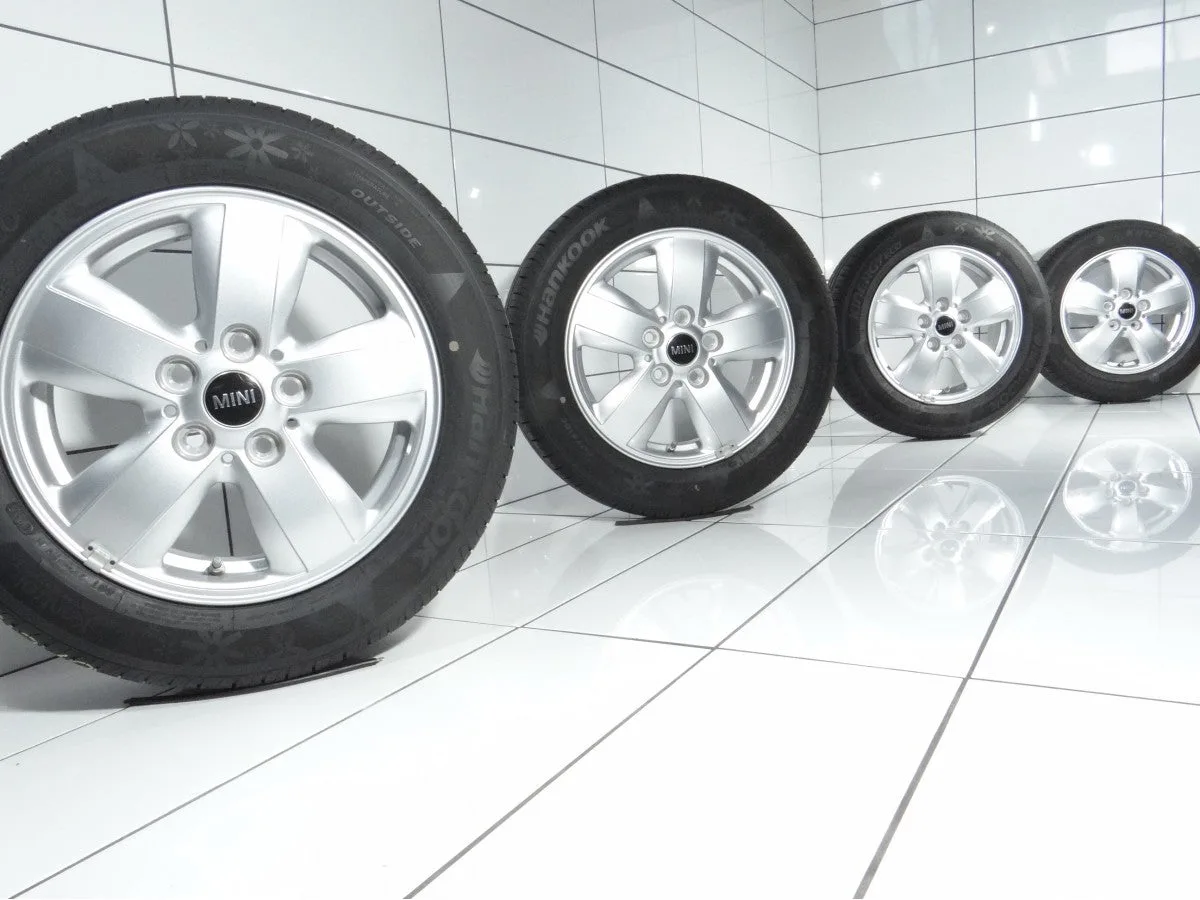 KOŁA UŻYWANE Mini OE STYLING 492 6855101 F55 F56 F57 5x112 ET46 175/65R15 84H [2016] 6MM Srebrny, zdjęcie 1