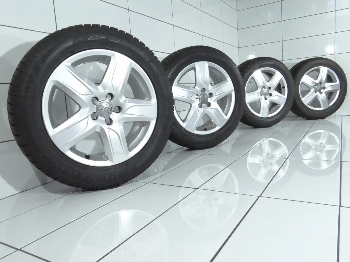 KOŁA UŻYWANE Audi OE 4G9601025C Dunlop SP Winter Sport 3D, A6 C7 4G 5x112 ET38 235/55R18 100H [2014] 7,5MM, zdjęcie 1