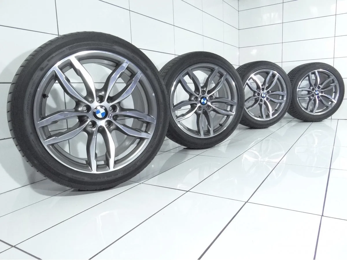 KOŁA UŻYWANE BMW OE STYLING 622 7849661/7849662 X3 F25, X4 F26 5x120 ET38/48 245/45-275/40R19 98Y [2016] 5,5MM Szary, zdjęcie 1