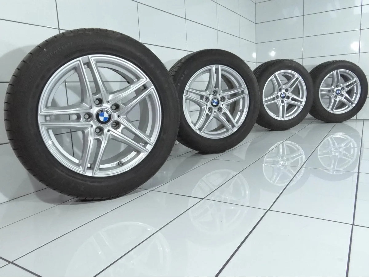 KOŁA UŻYWANE Borbet OE KBA49149 BMW 5 F10 F11 5x120 ET35 225/55R17 101W [2019] 100MM Srebrny, zdjęcie 1
