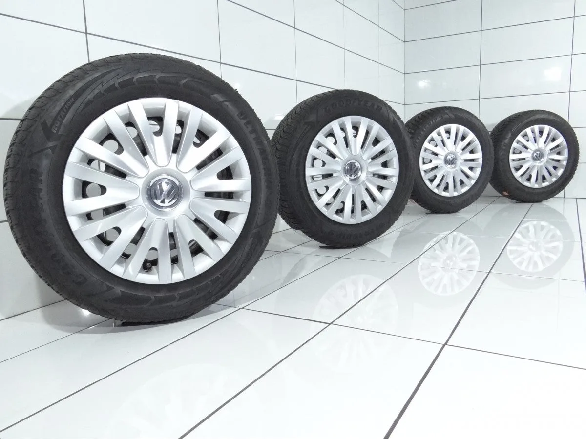 KOŁA UŻYWANE Volkswagen OE 601027 AUDI A1 5x112 ET47 195/65R15 95T [2014] 4,5MM Czarny, zdjęcie 1