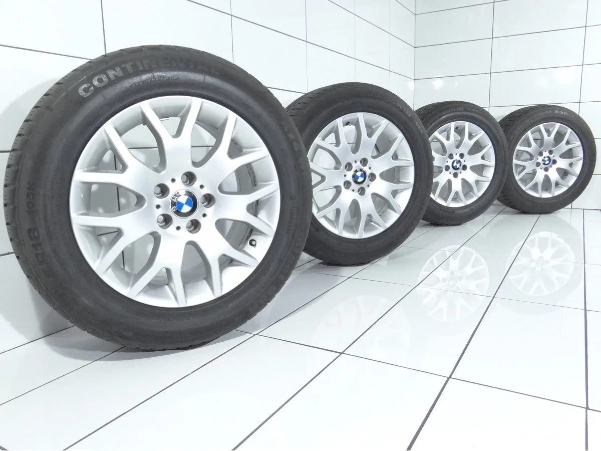 KOŁA UŻYWANE BMW OE STYLING 177 X5 E70 5x120 ET46 255/55R18 109H [2010] 6,5MM Srebrny, zdjęcie 1
