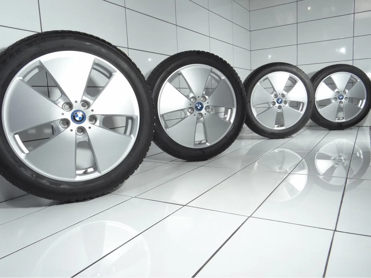 KOŁA UŻYWANE BMW OE STYLING 427 6852053 i3 I01 i3s I01 5x112 ET43 155/70R19 88Q [2022] 6,5MM Srebrny, zdjęcie 1