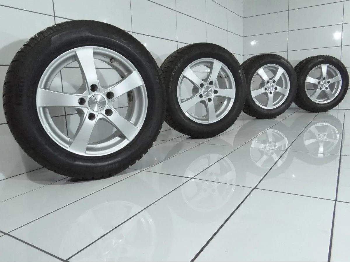 KOŁA UŻYWANE Dezent OE 47687+ PIRELLI SottoZero Winter 210, BMW 5 E60 E61 5x120 ET20 225/55R16 95H [2010] 6MM, zdjęcie 1