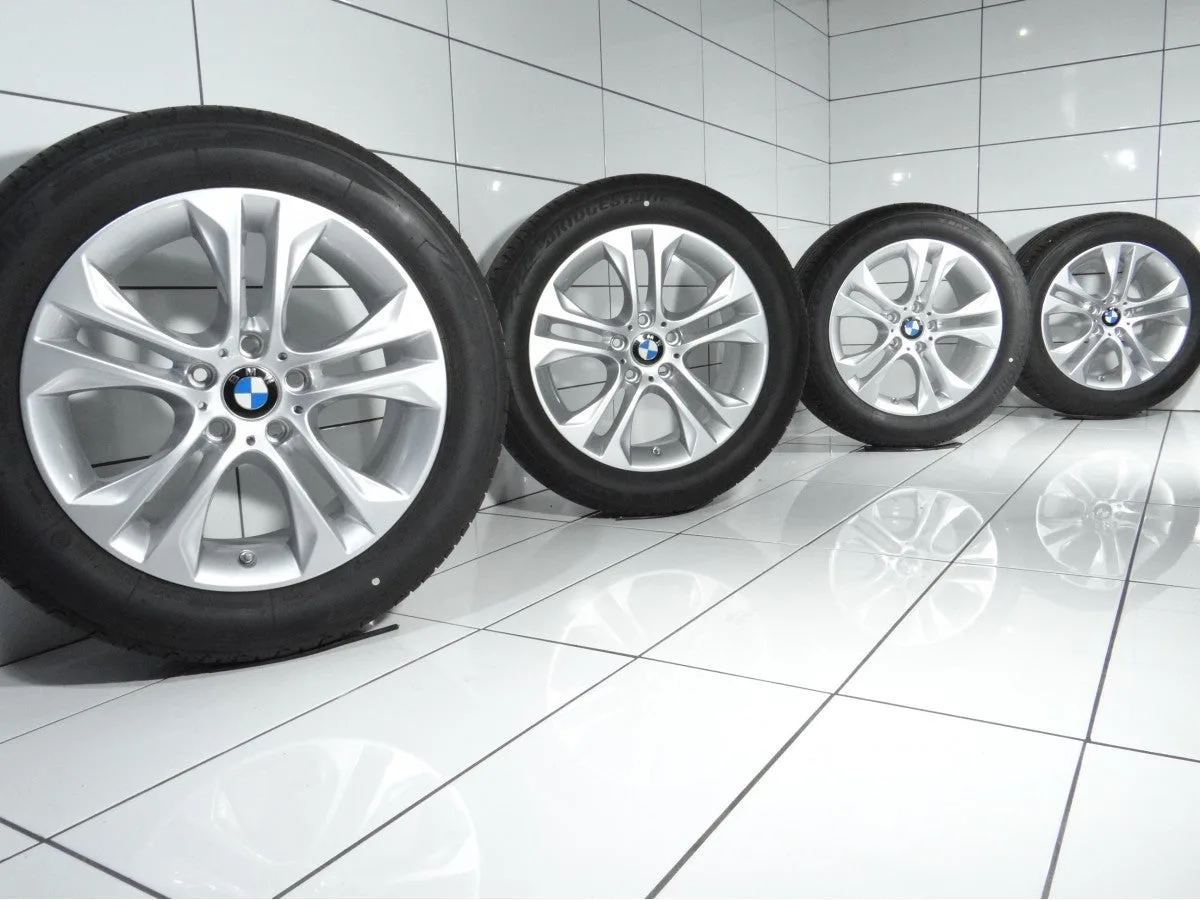 KOŁA UŻYWANE BMW OE STYLING 605 X3 F25, X4 F26 5x120 ET43 245/50R18 100Y [2019] 6,5MM Srebrny, zdjęcie 1