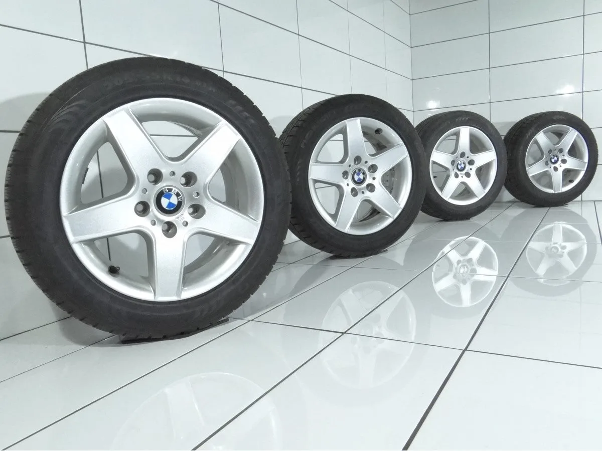 KOŁO UŻYWANE R.O.D OE 45425 BMW 1 E81 E82 E87 E88, 3 E90 E91 E92 E93 5x120 ET38 205/55R16 91H [2010] 6MM Srebrny, zdjęcie 1