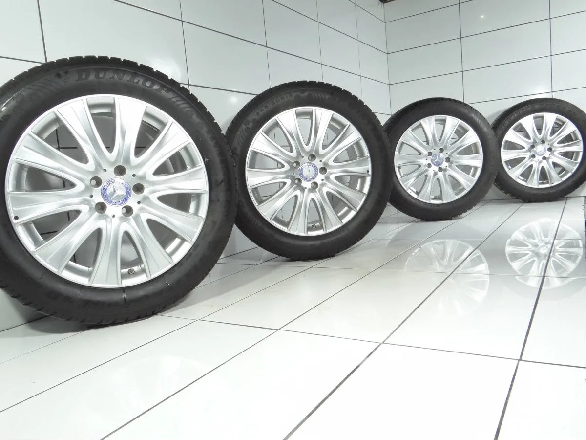 KOŁA UŻYWANE Mercedes-Benz OE A2224010902 MERCEDES S KLASA W222 W221 5x112 ET41 245/50R18 104V [2020] 6,5MM Srebrny, zdjęcie 1