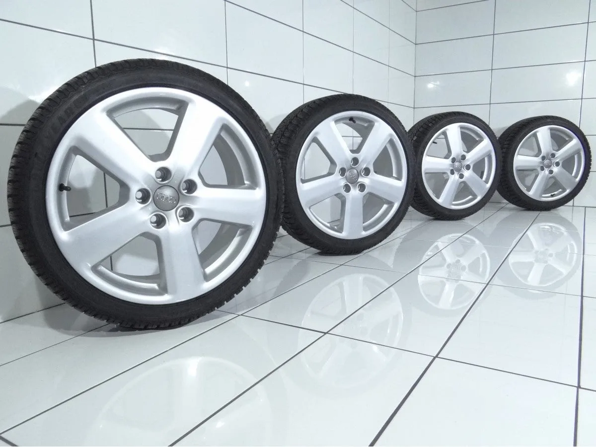 KOŁA UŻYWANE Audi OE 8P0601025S A3 5x112 ET54 225/40R18 92V [2017] 7,5MM Srebrny, zdjęcie 1