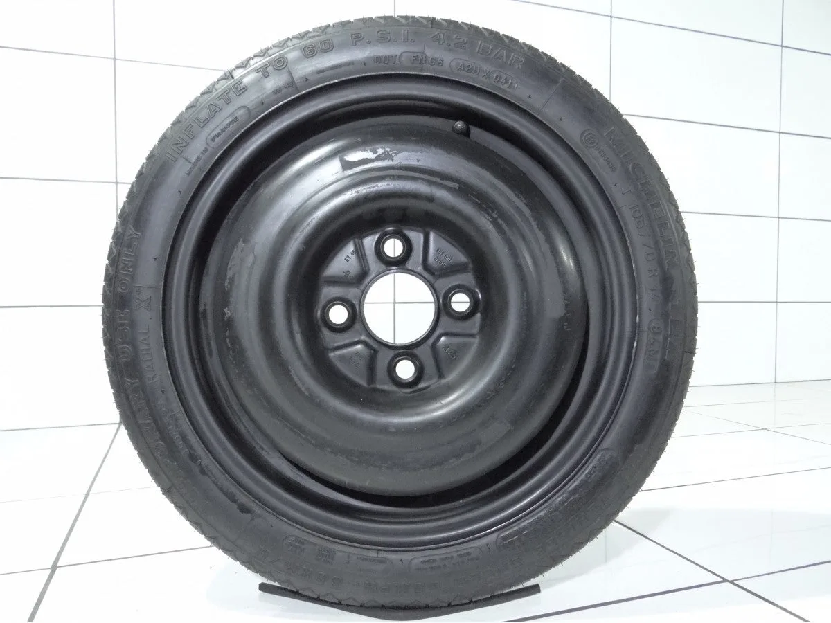 KOŁO DOJAZDOWE Volkswagen OE 357601025D VW GOLF POLO 4x100 ET45 105/70R14 84M [1996] 100MM Czarny, zdjęcie 1
