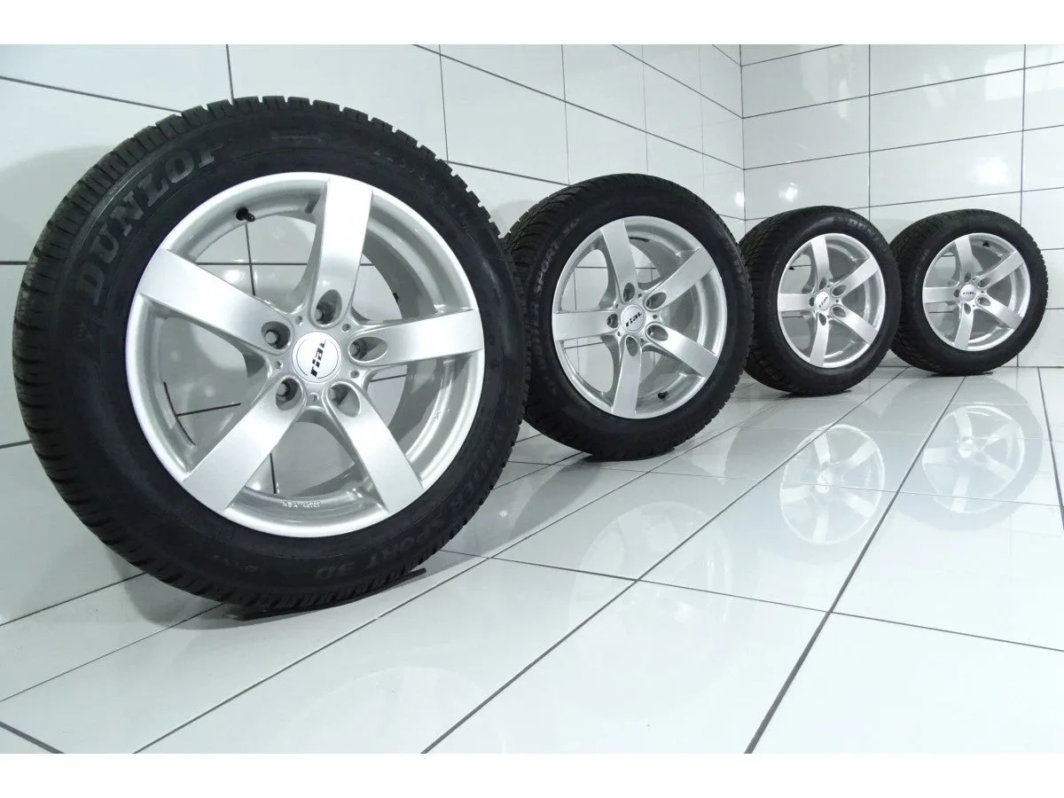 KOŁA UŻYWANE Rial OE 46989 Dunlop SP Winter Sport 3D DSST, BMW 3 F34 5x120 ET29 225/55R17 97H [2011] 6MM, zdjęcie 1