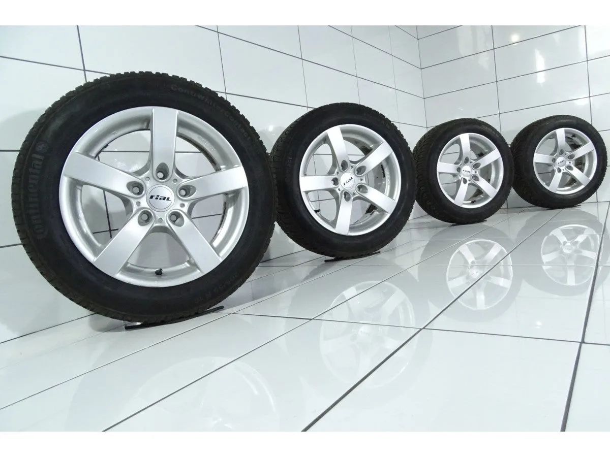 KOŁA UŻYWANE Rial OE 46988 Continental ContiWinterContact TS 830, BMW 3 F30 F31 5x120 ET30 205/55R16 91T [2010] 6MM, zdjęcie 1