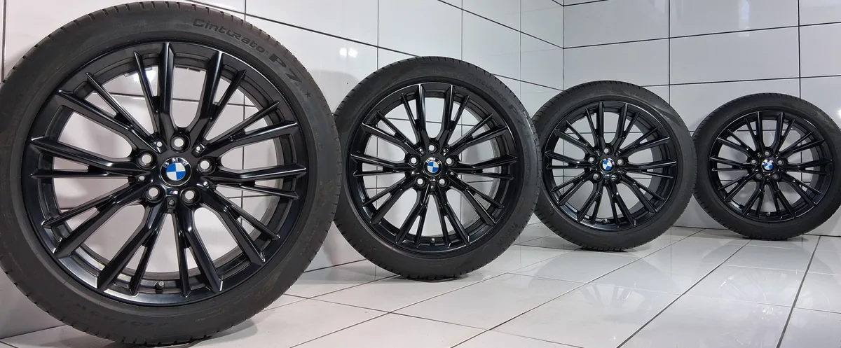 KOŁA BMW 18' 3 G20 G21 2 G42 4 G22 G23, 6885305/306, Styling 796M, 225/45-255/40R18,5X112, ET 25/40, Czarny Mat, zdjęcie 1