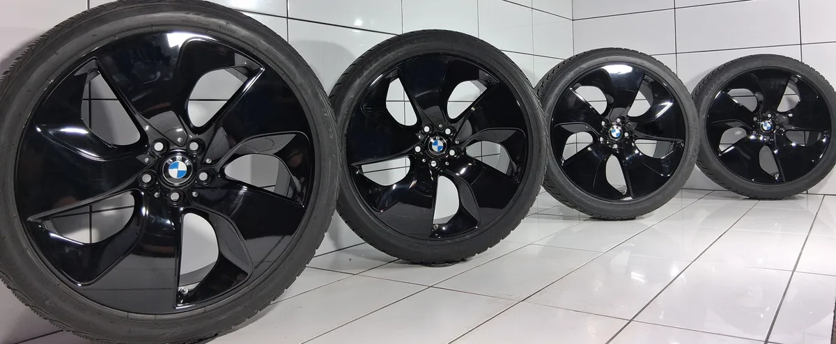 KOŁO UŻYWANE BMW OE STYLING 444 6853004/6867676 I8 l12 l15 5x112 ET40 215/45R20 95V [2019] 6,5MM Czarny, zdjęcie 1
