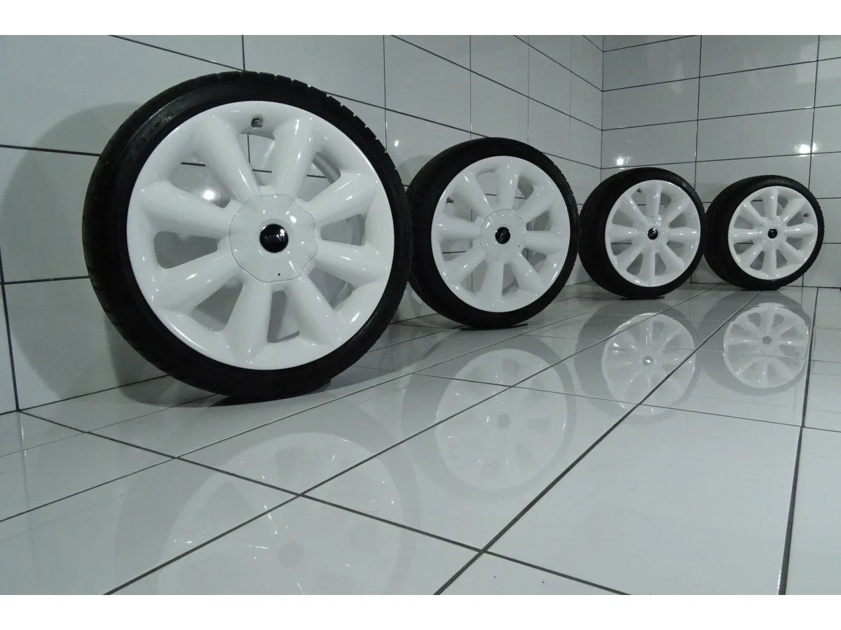 KOŁA UŻYWANE Mini OE 6859617 F55, F56, F57 5x112 ET54 205/40R18 86W [2016] Biały, zdjęcie 1