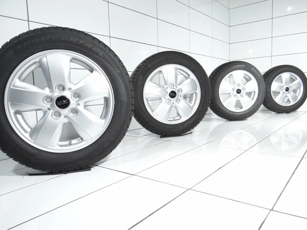 KOŁA UŻYWANE Mini OE STYLING 492 6855101 F55 F56 F57 5x112 ET46 175/65R15 88H [2019] 100MM Srebrny, zdjęcie 1