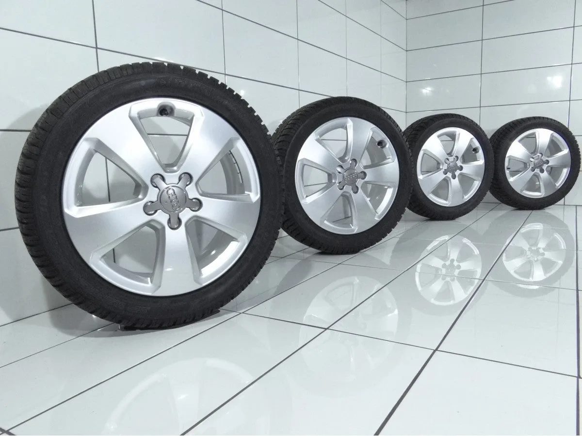 KOŁA UŻYWANE Audi OE 8V0601025C A3 8V0 5x112 ET48 205/50R17 93H [2014] 7,5MM Srebrny, zdjęcie 1