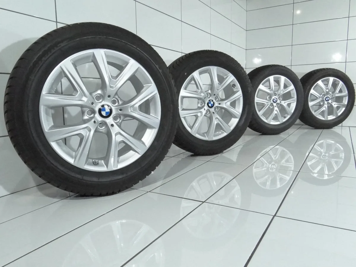 KOŁA UŻYWANE BMW OE STYLING 574 6856076 BRIDGESTONE Blizzak LM001, X1 F48, X2 F39 5x112 ET39 205/60R17 93H [2018] 7,5MM, zdjęcie 1