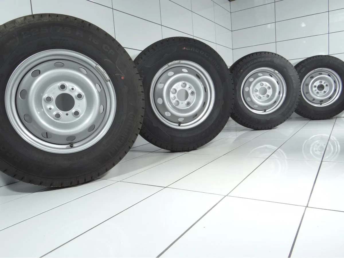 KOŁA FIAT DUCATO, CITROEN JUMPER, PEUGEOT BOXER, 5X130, ET 68, 225/75R16CP 116 R [2023] Srebrny, zdjęcie 1