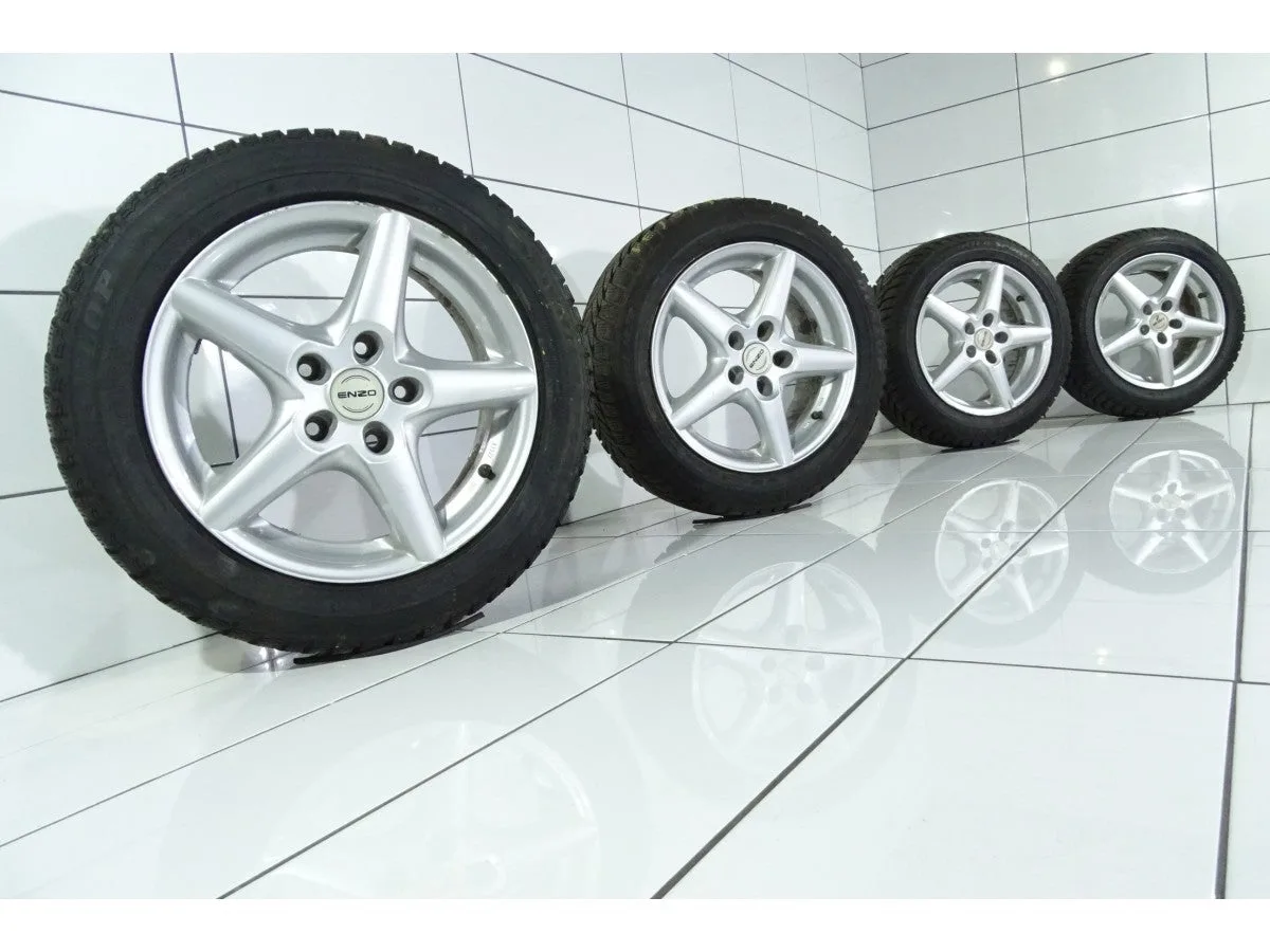 KOŁA UŻYWANE Enzo OE 46593 Dunlop SP Winter Sport M3 DSST 5x120 ET35 205/55R16 91H [2010] 6MM, zdjęcie 1