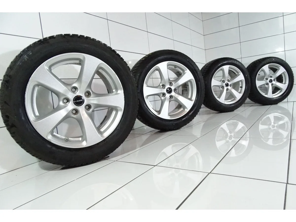 KOŁA UŻYWANE Borbet OE 46717 BMW 3 F34 GT 5x120 ET30 225/55R17 97H [2013] 7MM Srebrny, zdjęcie 1