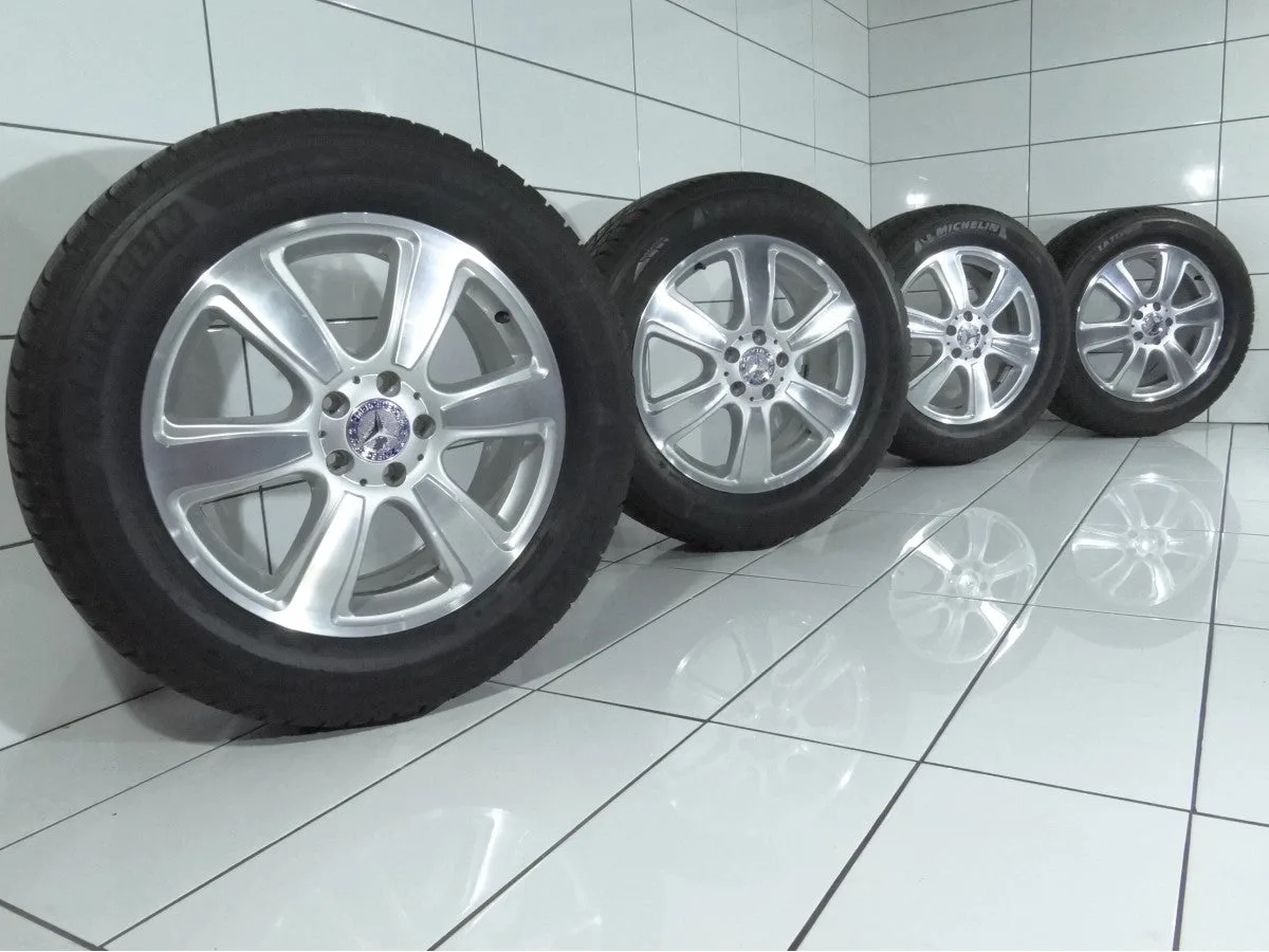 KOŁA UŻYWANE Mercedes-Benz OE A2514011502 MERCEDES R KLASA W259, A2514011502 5x112 ET67 255/55R18 109V [2012] 6,5MM Srebrny, zdjęcie 1