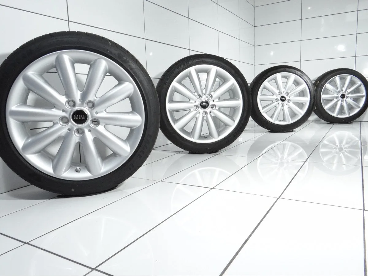 KOŁA UŻYWANE Mini OE STYLING 499 F55 F56 F57 5x112 ET54 205/45R17 88W [2021] Srebrny, zdjęcie 1