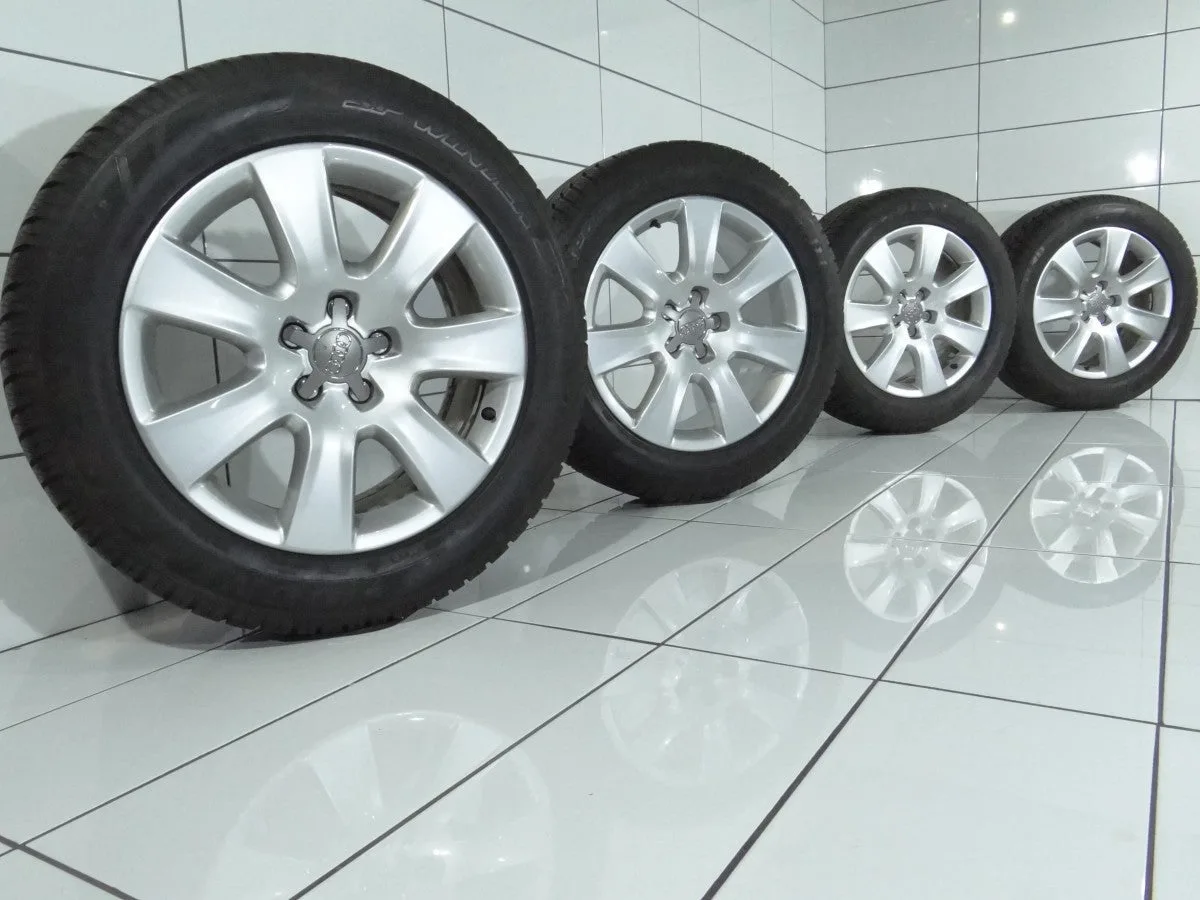 KOŁA UŻYWANE Audi OE 4H0601025B Dunlop SP Winter Sport 3D, A8 5x112 ET26 235/55R18 104H [2012] 7MM, zdjęcie 1