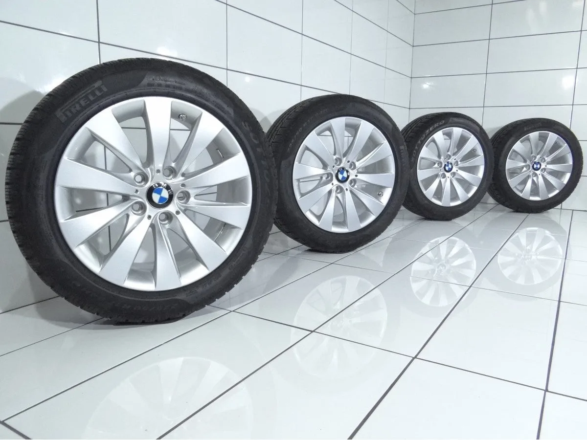 KOŁA UŻYWANE BMW OE STYLING 413 6796240 3 F30 F31, 4 F32 F36 5x120 ET37 225/50R17 94H [2014] 6,5MM Srebrny, zdjęcie 1