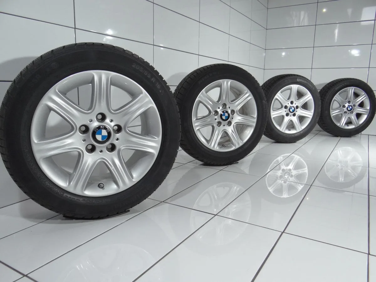 KOŁA UŻYWANE BMW OE STYLING 377 6796201 1 F20 F21, 2 F22 F23 5x120 ET40 205/55R16 91H [2016] 7MM Srebrny, zdjęcie 1