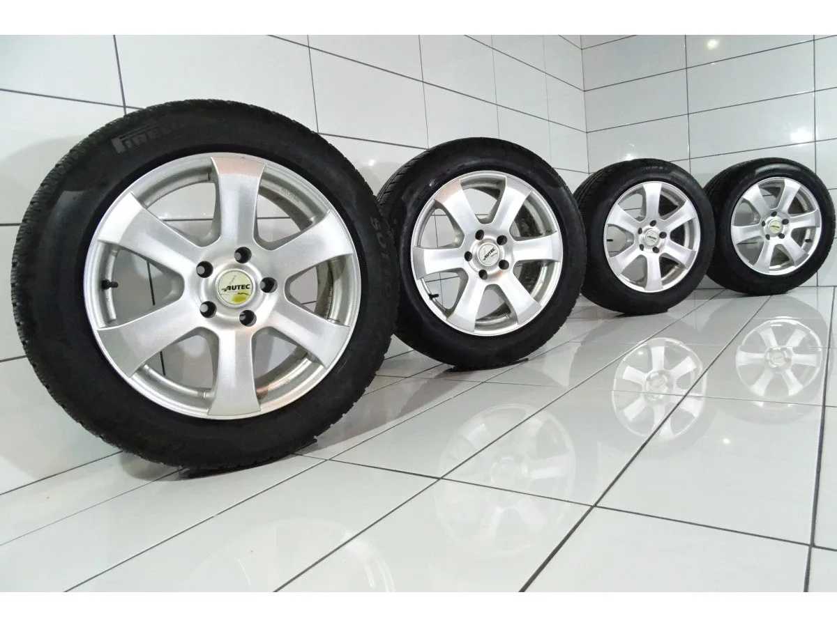 KOŁA UŻYWANE Autec OE 45916 PIRELLI Sottozero Winter 210 Serie II 5x120 ET30 225/55R17 97H [2005] 6,5MM, zdjęcie 1