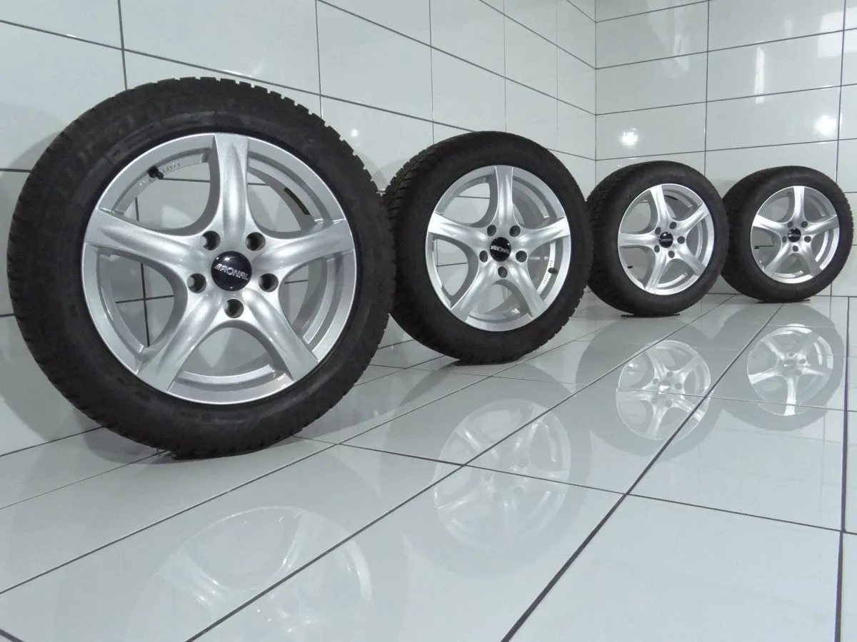 KOŁA UŻYWANE Ronal OE KBA 46171 Dunlop SP Winter Sport 4D, BMW 1, Z3, Z4 5x120 ET35 205/55R16 91H [2011] 6,5MM, zdjęcie 1