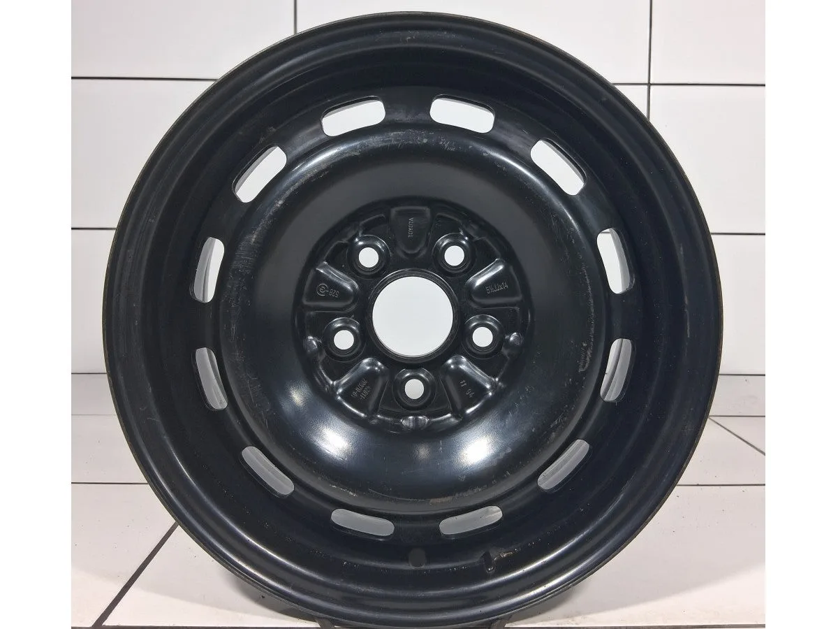FELGA UŻYWANA Toyota OE 14' 5,5J Czarny 5x100, zdjęcie 1