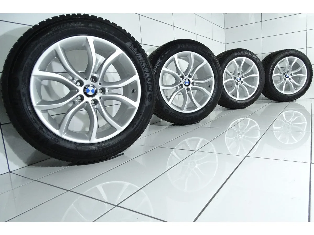 KOŁA UŻYWANE BMW OE STYLING 594 6858872/6858873 X6 F16 5x120 ET48/18 255/50R19 107V [2014] 5,5MM Srebrny, zdjęcie 1