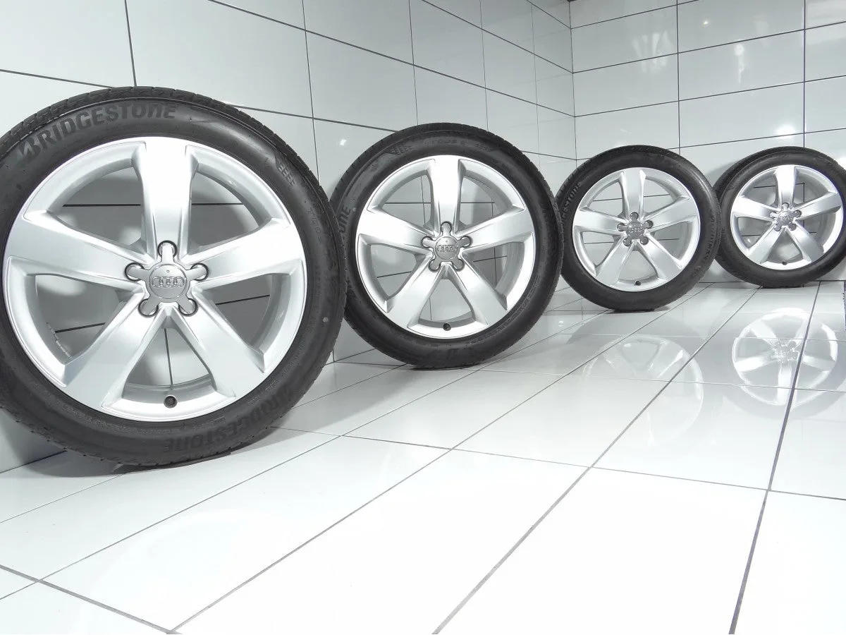 KOŁA AUDI A6 C7, 5x112, ET 37, 225/50R18 99 W Srebrny, zdjęcie 1
