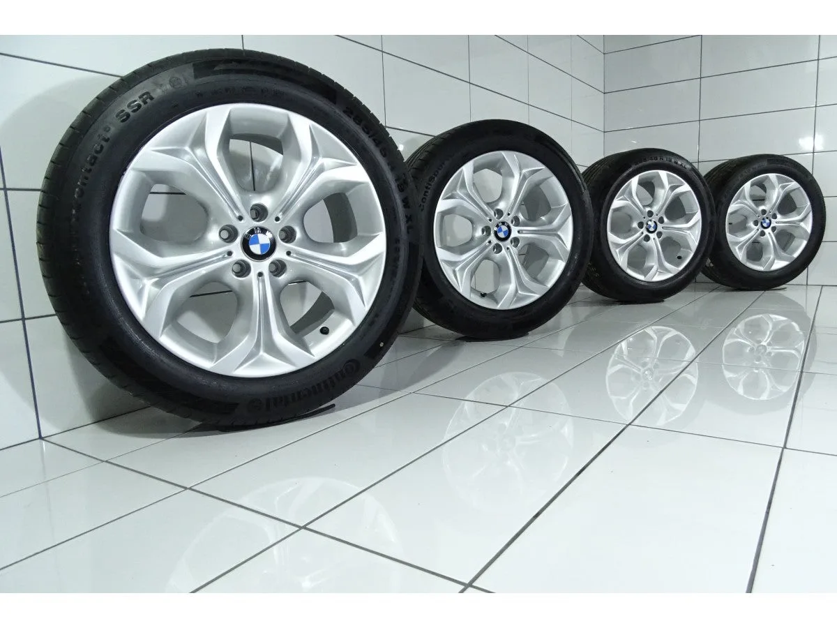 KOŁA UŻYWANE BMW OE STYLING 335 6788008/6788009 X5 E70 5x120 ET48/53 255/50-285/45R19 107/111W [2013] 7MM Srebrny, zdjęcie 1