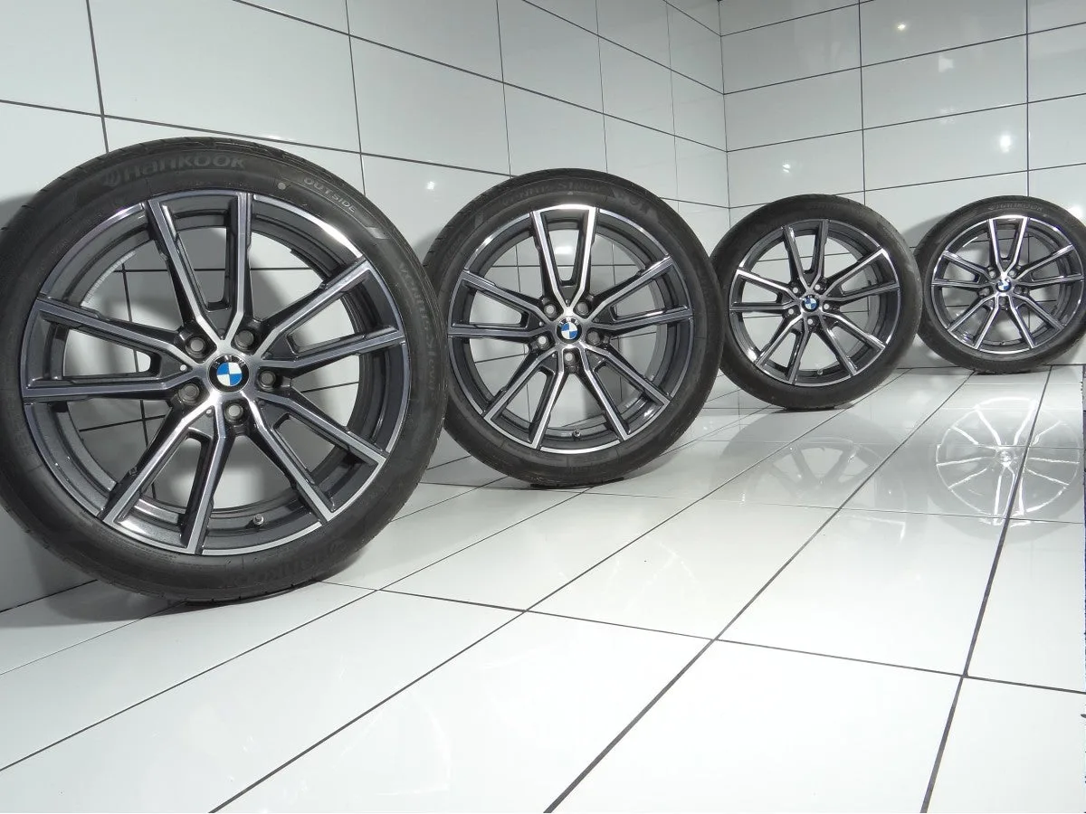 KOŁA BMW 3 G20 G21 4 G22 G23, 5x112, ET 25, 225/45R18 95 Y Grafit Poler, zdjęcie 1