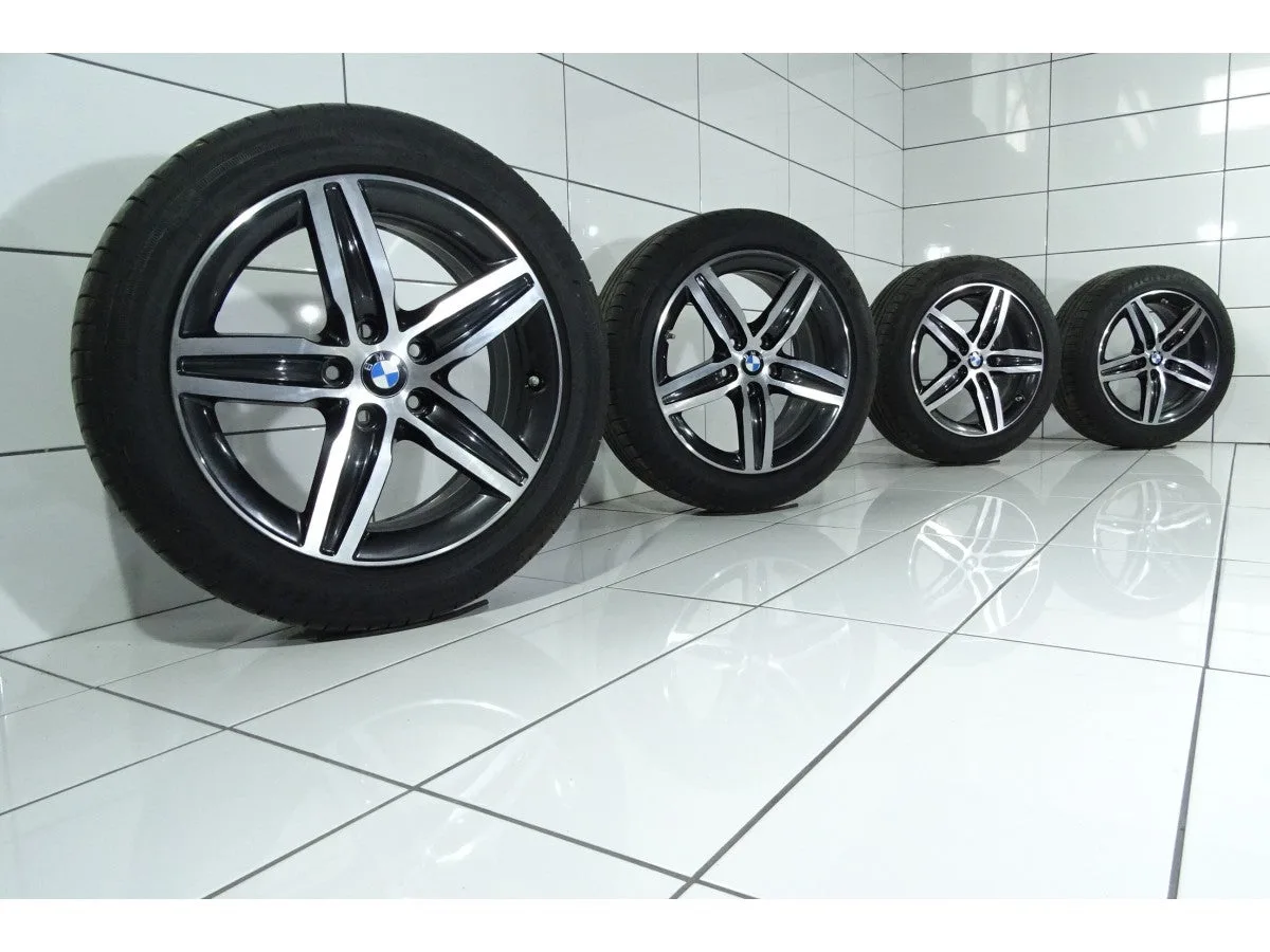 KOŁA UŻYWANE BMW OE STYLING 379 6855091 2 F45, F46 5x112 ET54 205/55R17 91W [2015] 7MM Czarny, zdjęcie 1