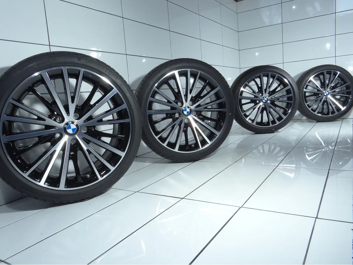 KOŁA UŻYWANE BMW OE STYLING 399 6856218 3 F30 F31, 4 F32 F33 5x120 ET36 225/40R19 93Y [2021] 6,5MM Czarny, zdjęcie 1