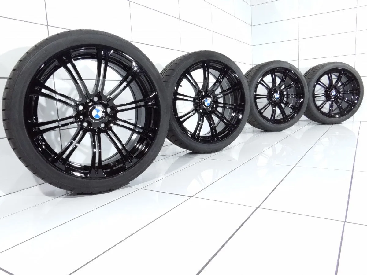 KOŁA UŻYWANE BMW OE STYLING 220 2283555/2283556 3 M3 E92 E93 5x120 ET29/23 245/35-265/35R19 93/98Y [2017] 7MM Czarny, zdjęcie 1