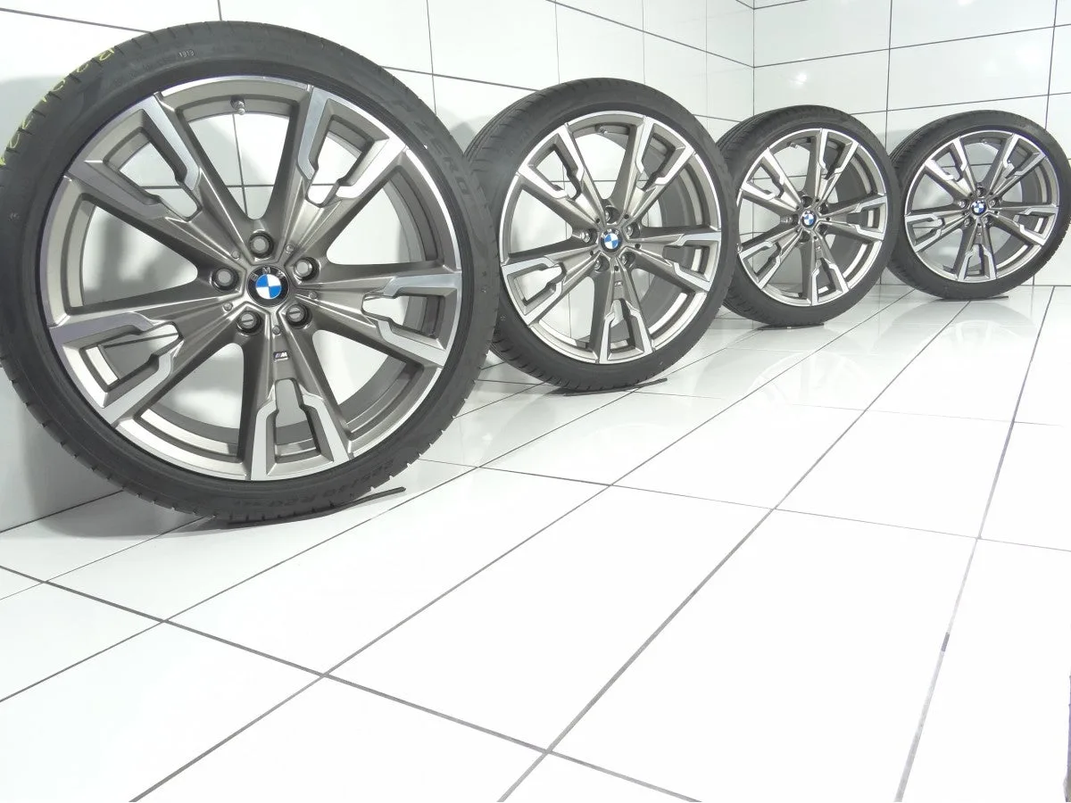 KOŁA UŻYWANE BMW OE STYLING 721 8064569 X1 F48, X2 F39 5x112 ET50 225/40R20 94Y [2019] 6,5MM Szary, zdjęcie 1