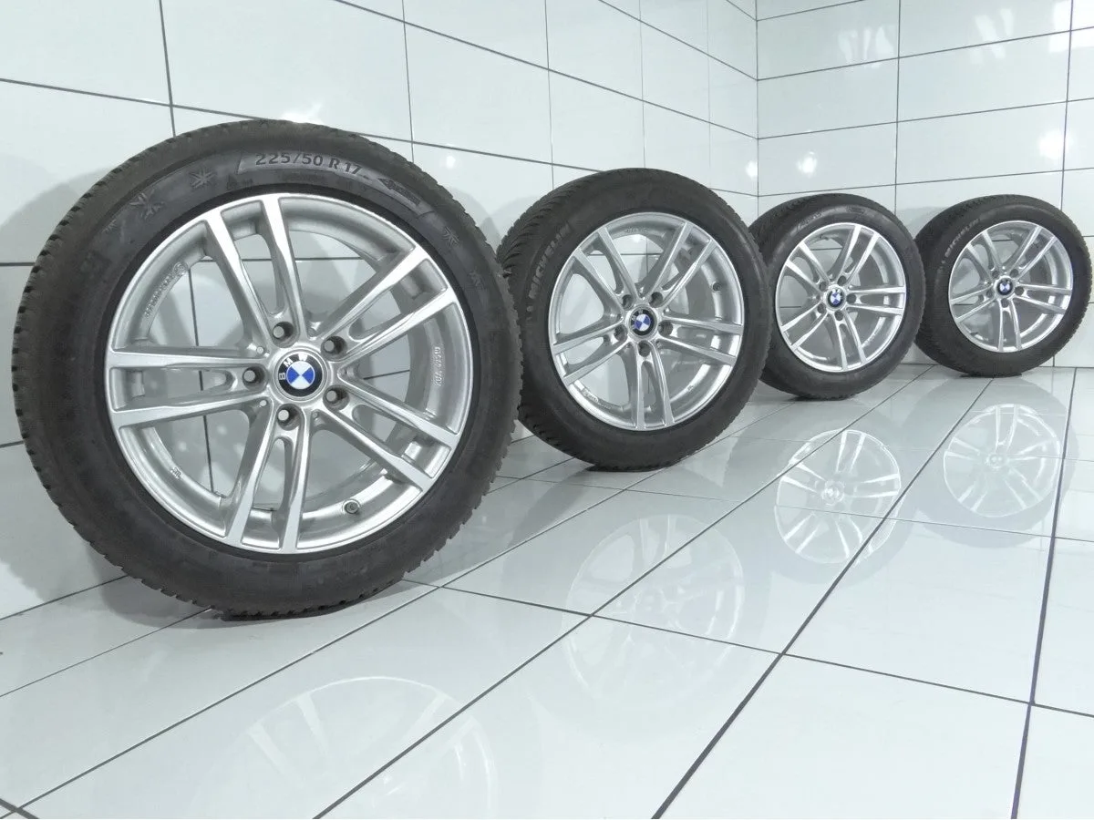 KOŁA UŻYWANE Uniwheels OE 49510 BMW 1 3 E90 F30, 5 F10, X1 X3 5x120 ET32 225/50R17 94H [2008] 6MM Srebrny, zdjęcie 1
