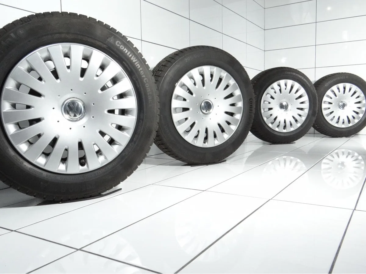 KOŁA UŻYWANE Volkswagen OE 7N0601027A VW SHARAN 5x112 ET33 205/60R16 96H [2010] 7,5MM Czarny, zdjęcie 1