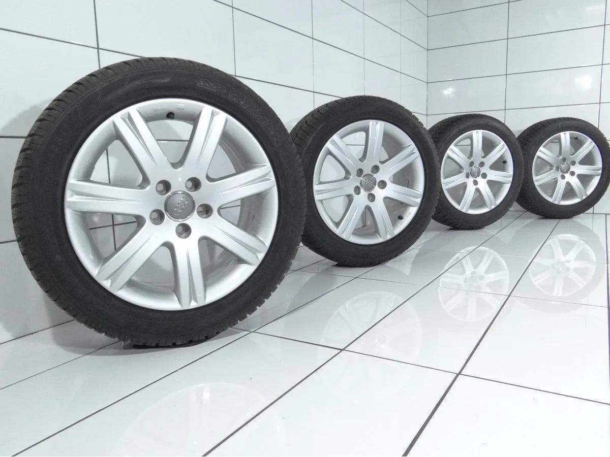 KOŁA UŻYWANE Audi OE 8J0071497666 TT 8J0 5x112 ET47 225/50R17 94H [2012] 6,5MM Srebrny, zdjęcie 1