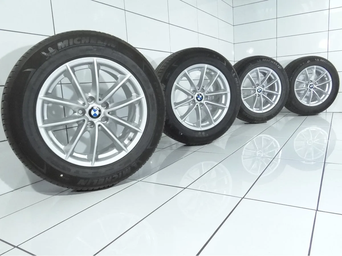 KOŁA UŻYWANE BMW OE STYLING 618 6868217 6 G32, 7 G11 G12 5x112 ET27 225/60R17 99Y [2016] Srebrny, zdjęcie 1